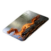 Flexible Magnet Dragon Chinois 3"x4" (Côté Gauche)