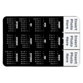 Flexible Magnet du calendrier 2017 - Photo Collage Modèle (Horizontal)