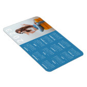 Flexible Magnet du calendrier 2023 | Couleur et photo perso (Côté Droit)