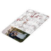 Flexible Magnet du calendrier du réfrigérateur photo person (Côté Gauche)