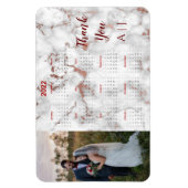 Flexible Magnet du calendrier du réfrigérateur photo person (Vertical)