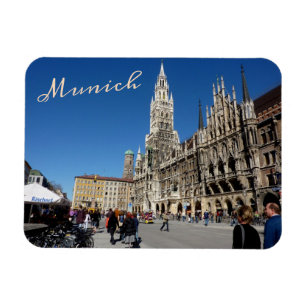 Flexible Magnet du Carré de Munich (Marienplatz)