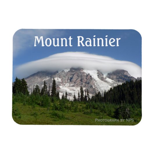 Flexible Magnet du parc national du Mont-Rainier (Horizontal)