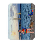 Flexible Magnet du pont Mackinac (Vertical)