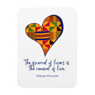 Flexible Magnet du proverbe africain