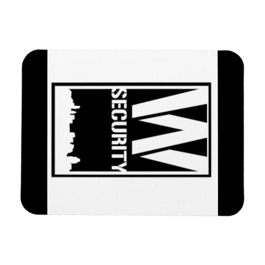 Flexible Magnet du rectangle de sécurité du magasin (Horizontal)