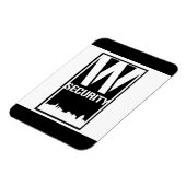 Flexible Magnet du rectangle de sécurité du magasin (Côté Gauche)