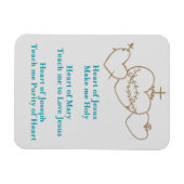 Flexible Magnet du Rosaire du Coeur (Horizontal)