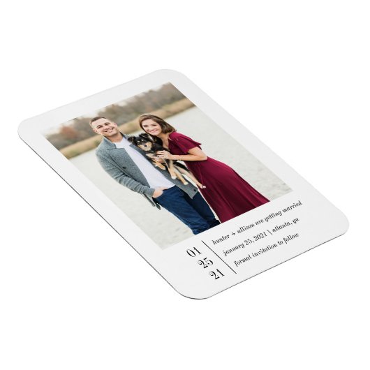 Flexible Magnet Enregistrer la date (Côté Droit)