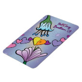 Flexible Magnet - Fleurs HeARTing - Buellton.Art (Côté Gauche)