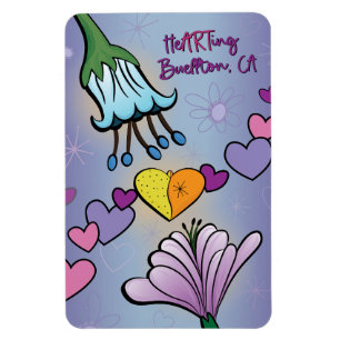 Flexible Magnet - Fleurs HeARTing - Buellton.Art