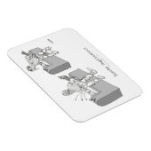 Flexible Magnet Flexi Premium de dessin en dupliqueur Lathe (Côté Droit)