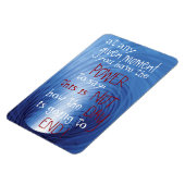 Flexible Magnet Flexi Premium de message d'inspiration (Côté Gauche)