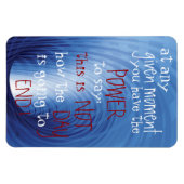 Flexible Magnet Flexi Premium de message d'inspiration (Horizontal)