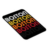 Flexible Magnet Flexi vintage Retro Boston Premium (Côté Droit)