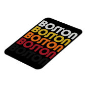 Flexible Magnet Flexi vintage Retro Boston Premium (Côté Gauche)