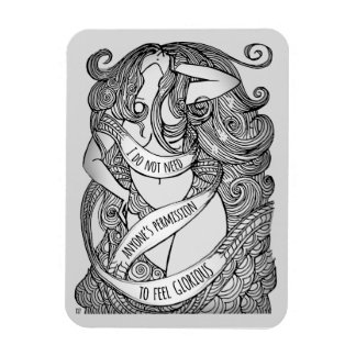 Flexible Magnet glorieux en gris