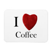 Flexible Magnet I love Café (Horizontal)