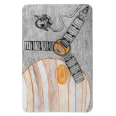 Flexible Magnet "Juno atteint Jupiter" (4"x6") (Vertical)