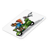 Flexible Magnet Kitty Scoots (Côté Gauche)