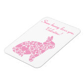 Flexible Magnet lapin de la Saint Valentin (Côté Gauche)