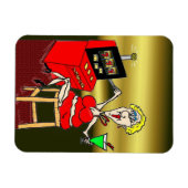 FLEXIBLE MAGNET MAGNÉTIQUE CHAUD MAMA SLOT MACHINE LUCKY 7 (Horizontal)