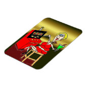 FLEXIBLE MAGNET MAGNÉTIQUE CHAUD MAMA SLOT MACHINE LUCKY 7 (Côté Gauche)
