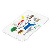 Flexible Magnet Massachusetts (Côté Gauche)