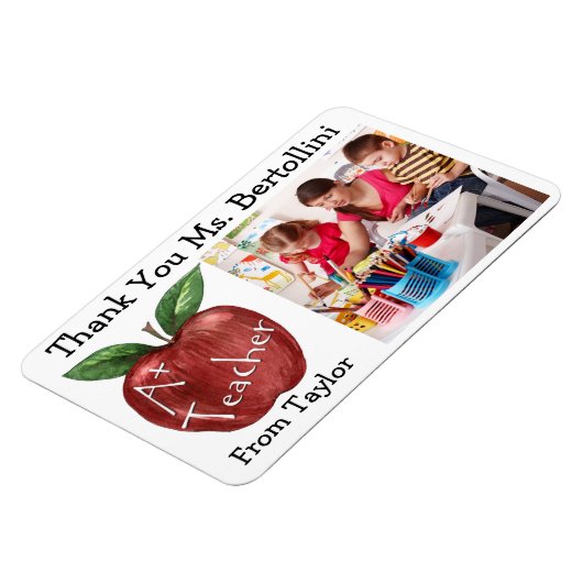 Flexible Magnet Merci enseignant (Côté Gauche)