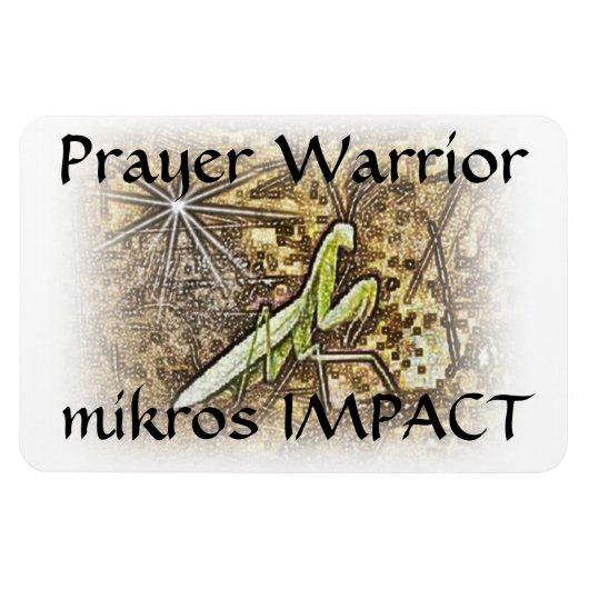 Flexible MAGNET MIKROS IMPACT PRAYER WARRIOR 4"x6" (Horizontal)