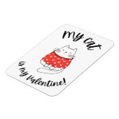 Flexible Magnet - Mon chat est ma valentine (Côté Gauche)