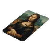 Flexible Magnet "Mona Lisa" de style vintage (Côté Gauche)