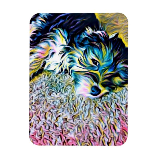 Flexible Magnet Morkie mignon de Penny (Vertical)