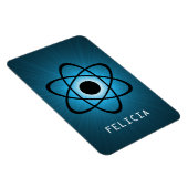 Flexible Magnet Nerdy Atomic Premium, bleu (Côté Droit)