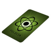 Flexible Magnet Nerdy Atomic Premium, vert (Côté Gauche)