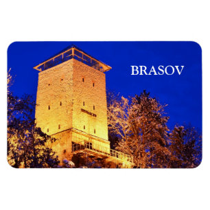 Flexible Magnet noir de tour de Brasov