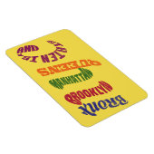 Flexible Magnet NYC typographique New York (Côté Droit)