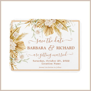 Flexible MAGNET Pampas Grass Mariage Enregistrer Date Invit