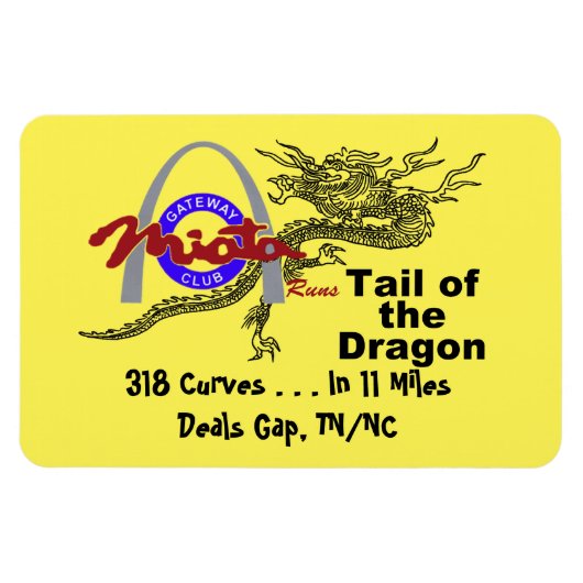 Flexible Magnet : Passerelle Exécute La Queue Du Magnet Dra (Horizontal)