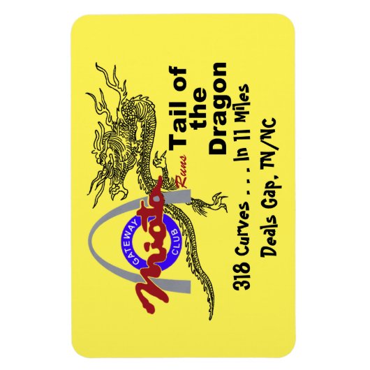 Flexible Magnet : Passerelle Exécute La Queue Du Magnet Dra (Vertical)