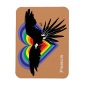 Flexible Magnet Peace Premium (Vertical)