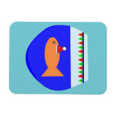 Flexible Magnet personnalisé de poisson rouge de Noël (Horizontal)