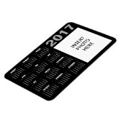 Flexible Magnet photo 2017 personnalisé - Noir (Côté Gauche)
