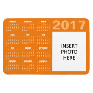 Flexible Magnet photo 2017 personnalisé - Oranges