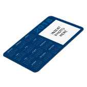 Flexible Magnet photo 2018 personnalisé - Bleu (Côté Gauche)