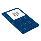 Flexible Magnet photo 2018 personnalisé - Bleu (Côté Droit)