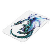 Flexible Magnet photo Blue Dragon 3"x4" (Côté Gauche)