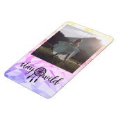 Flexible Magnet photo Boho Dreamcatcher couleur simple (Côté Gauche)