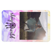 Flexible Magnet photo Boho Dreamcatcher couleur simple (Horizontal)