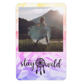 Flexible Magnet photo Boho Dreamcatcher couleur simple (Vertical)